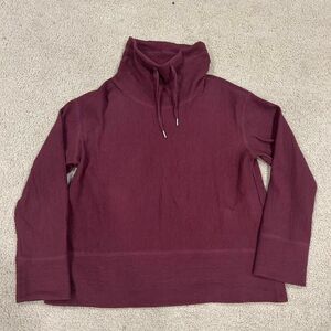 Burgundy Orvis‎ turtleneck sweater #winterwear SIZE MEDUM